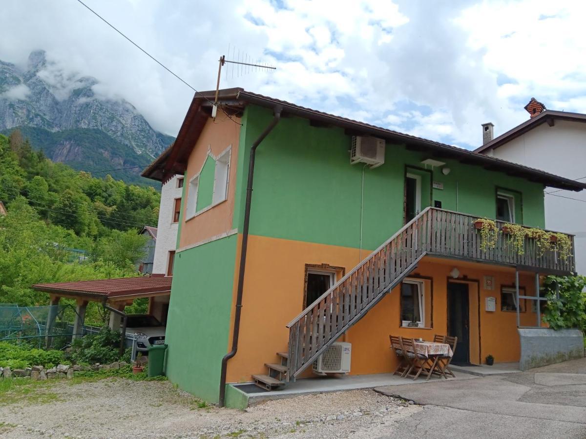 Apartma Metija Kobarid Esterno foto